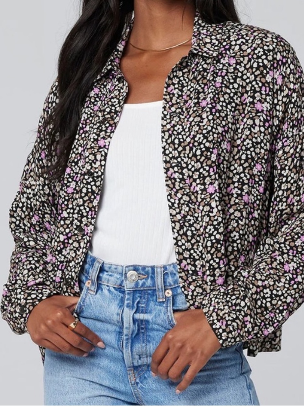 NWOT Saltwater Luxe Floral Jacket | Cottagecore Boho Layering Piece M